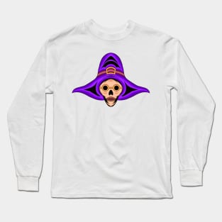 Purple Hat Grim Reaper Long Sleeve T-Shirt